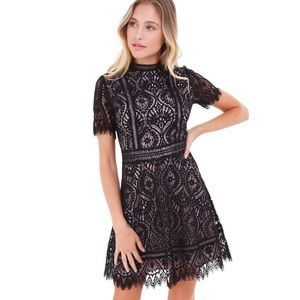 BB DAKOTA ON LIST LACE DRESS